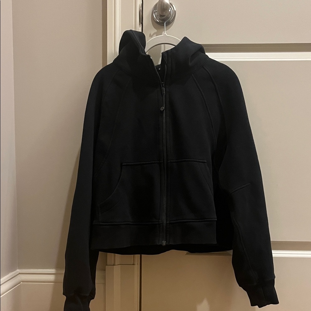 Lululemon Scuba oversized full zip Black Hoodie Jacket